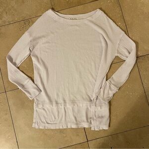 Free People Women's Cream Long Sleeve Top